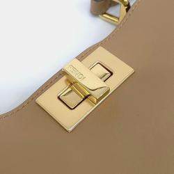 Fendi Brown Leather Peekaboo Soft Small bag