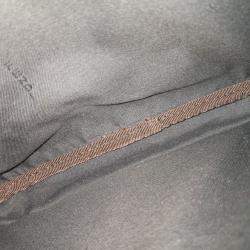 Fendi Black/Brown Coated Canvas Belt Bag