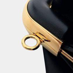 Pre Owned Fendi Black Leather First Medium Bag