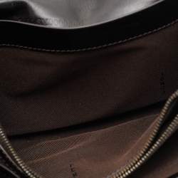Fendi Tobacco Zucca Canvas Flap Continental Wallet