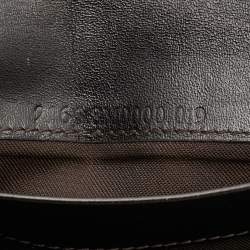 Fendi Tobacco Zucca Canvas Flap Continental Wallet