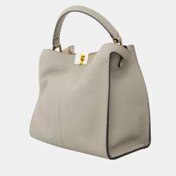 Fendi X-Lite Peekaboo Medium Grey Leather Bag