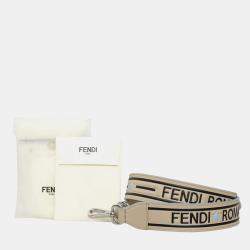 Fendi X-Lite Peekaboo Medium Grey Leather Bag