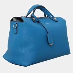 Fendi Grained Calfskin Leather Large By the Way Bag
