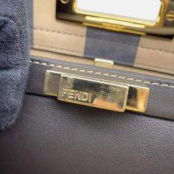 Fendi Handbag Pecan Peekaboo Medium Bag 2Way Shoulder Black