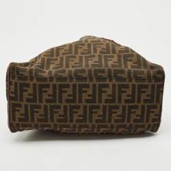 Fendi Tobacco/Brown Zucca Canvas Small Chef De Jour Bag