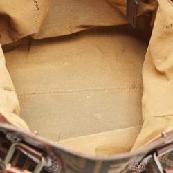 Fendi Tobacco/Brown Zucca Canvas Small Chef De Jour Bag