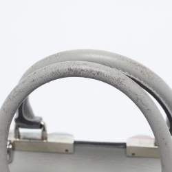 Pre Owned Fendi Grey Leather Mini Studded 3Jours Tote