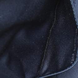 Pre Owned Fendi Grey Canvas Box Baguette Top Handle Bag