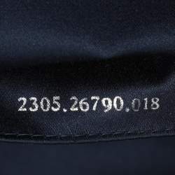 Pre Owned Fendi Grey Canvas Box Baguette Top Handle Bag