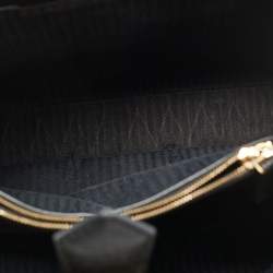 Pre Owned Fendi Black Leather Small 2Jours Tote