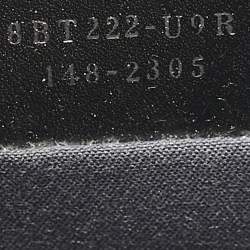 Pre Owned Fendi Black/Silver Leather Small Demi Jour Top Handle Bag