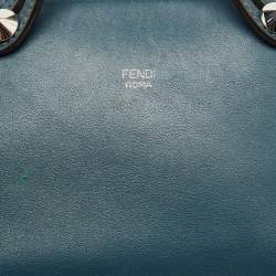 Pre Owned Fendi Blue Leather Mini By The Way Crossbody Bag