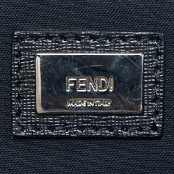 Pre Owned Fendi Multicolor Leather and Python Mini Demi Jour Top Handle Bag