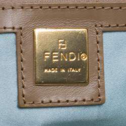 Pre Owned Fendi Multicolor Printed Fabric Roll Tote