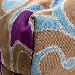 Pre Owned Fendi Multicolor Printed Fabric Roll Tote