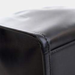 Pre Owned Fendi Sunshine Medium Black Calfskin Tote Bag