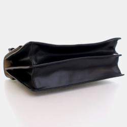 Pre Owned Fendi Kan U Medium Brown Calfskin Shoulder Bag