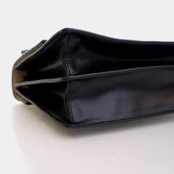 Pre Owned Fendi Kan U Medium Brown Calfskin Shoulder Bag