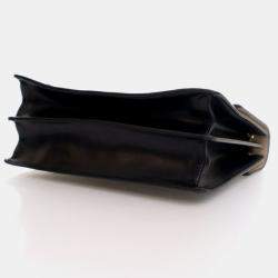 Pre Owned Fendi Kan U Medium Brown Calfskin Shoulder Bag