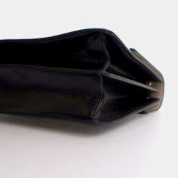 Pre Owned Fendi Kan U Medium Brown Calfskin Shoulder Bag