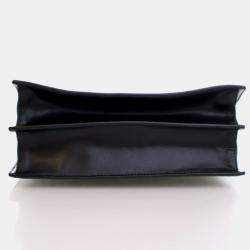 Pre Owned Fendi Kan U Medium Brown Calfskin Shoulder Bag