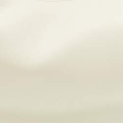 Pre Owned Fendi White Leather Medium Fendigraphy Hobo