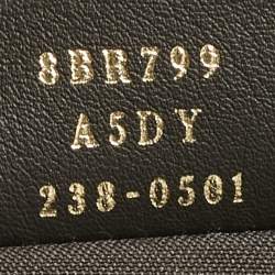 Pre Owned Fendi White Leather Medium Fendigraphy Hobo