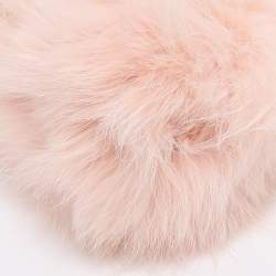 Pre Owned Fendi Pink For Fur and Leather Small First Clutch