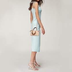 مملوكة مسبقًا حقيبة فندي ميني باي ذا واي جلد أخضر نيون