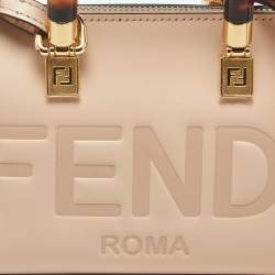 مملوكة مسبقًا حقيبة فندي ميني باي ذا واي جلد أخضر نيون