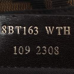 Pre Owned Fendi Tobacco Zucca Canvas Large Flap Shoulder Bag