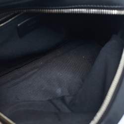 Pre Owned Fendi Black Leather Mini Studded By The Way Backpack