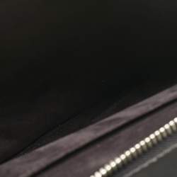 Pre Owned Fendi Black Leather Small Hypnoteyes Dotcom Top Handle Bag