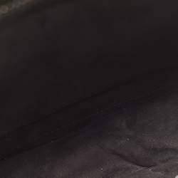 Pre Owned Fendi Black Leather Small Hypnoteyes Dotcom Top Handle Bag