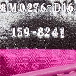 Pre Owned Fendi Pink Leather Fendista Pochette Crossbody Bag