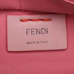 Pre Owned Fendi Orange/Blue Leather Medium 3Jours Tote