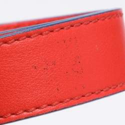 Pre Owned Fendi Orange/Blue Leather Medium 3Jours Tote