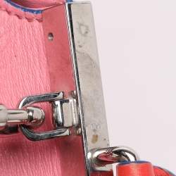 Pre Owned Fendi Orange/Blue Leather Medium 3Jours Tote