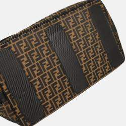 Pre Owned Fendi Brown Zucca Canvas Tote Bag