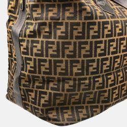 Pre Owned Fendi Brown Zucca Canvas Tote Bag