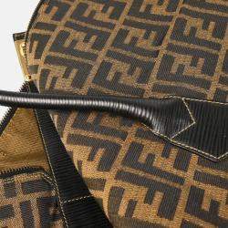 Pre Owned Fendi Brown Zucca Canvas Tote Bag