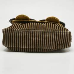 Pre Owned حقيبة فندي سوداء براءات اختراع جلدية B كتف