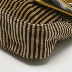 Pre Owned حقيبة فندي سوداء براءات اختراع جلدية B كتف