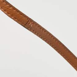 Pre Owned Fendi Brown Leather Mini Mon Tresor Bucket Bag