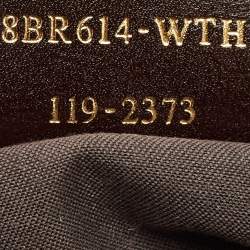 مملوكة مسبقًا حقيبة كتف فندي ميا قلاب جلد براءات وكانفاس زوكا تبغ