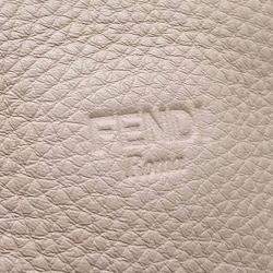 Pre Owned Fendi Pink Leather Selleria Anna Bag