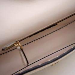 Pre Owned Fendi Roma Selleria Cuoio Calfskin Baguette Bag