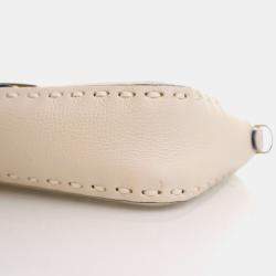 Pre Owned Fendi Roma Selleria Cuoio Calfskin Baguette Bag