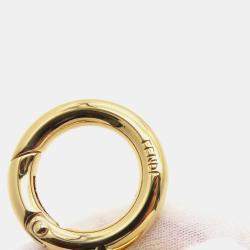 Pre Owned Fendi Peekaboo Small Pink Leather Tote Bag